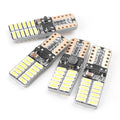 4X T10 W5W 4014 24SMD LED Light Bulbs for Side Marker Lamps (Canbus Error Free)
