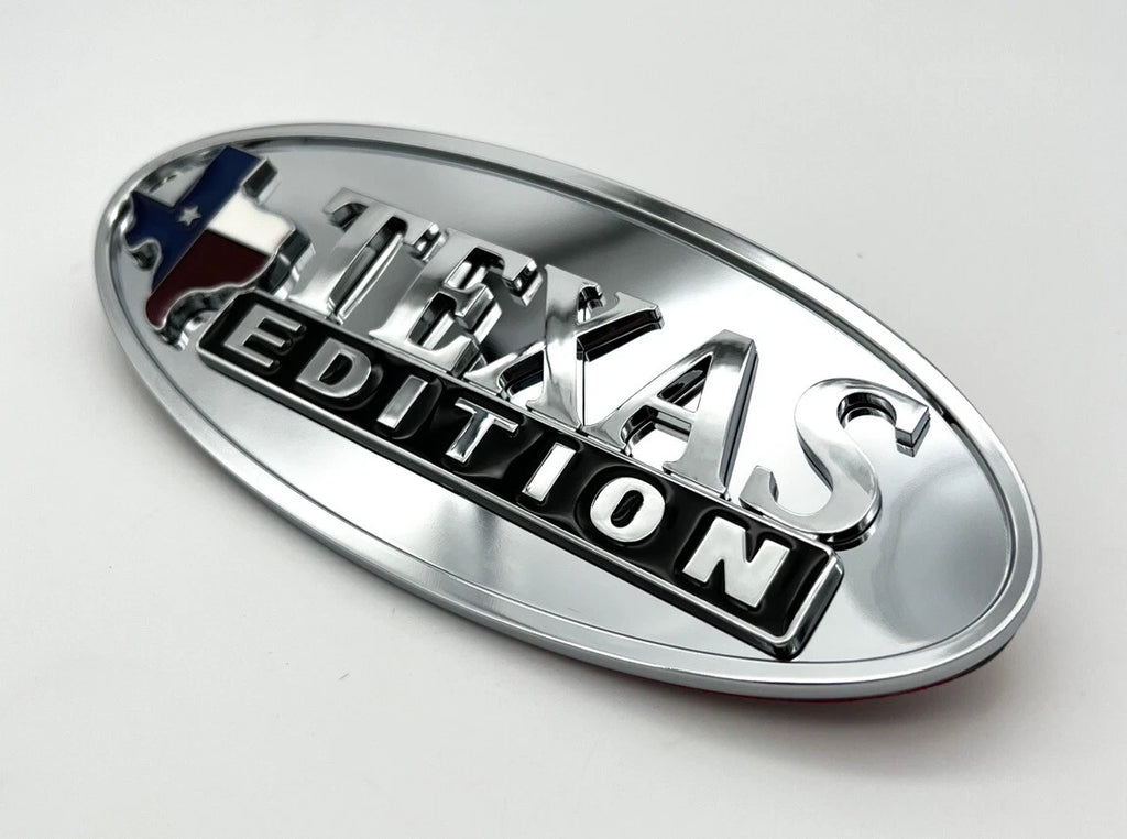 Hood Side Fender Emblems Chrome Texas Edition for Peterbilt (1987–2025)