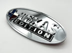 Hood Side Fender Emblems Chrome Texas Edition for Peterbilt (1987–2025)