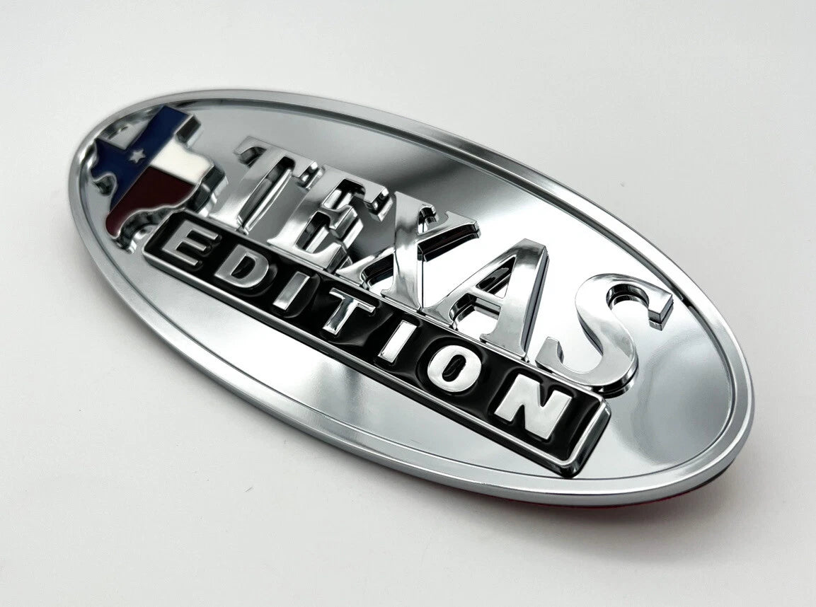 Hood Side Fender Emblems Chrome Texas Edition for Peterbilt (1987–2025)