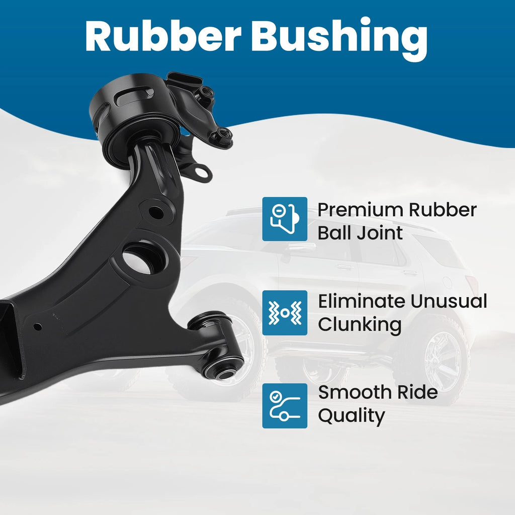 Front Lower Passenger RH Control Arm with Ball Joint for Ford Edge MKX (2007–2015)
