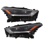 Pair LED Projector Headlights w/ LED DRL for Toyota Highlander (2020–2024)