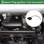 Set of 4 Ignition Coil Connectors No.S2928 for Hyundai Accent (2012–2020)