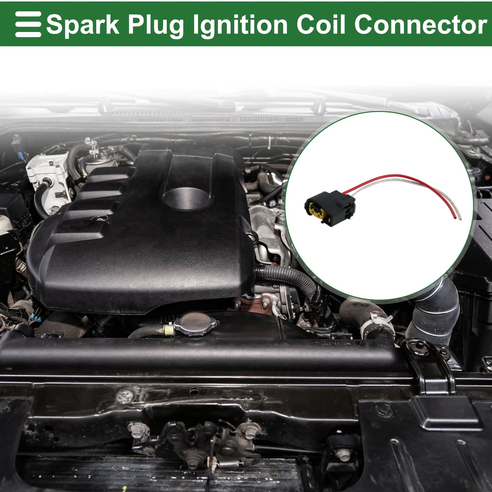 Set of 4 Ignition Coil Connectors No.S2928 for Hyundai Accent (2012–2020)