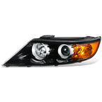 Left Driver Side Projector Headlight Lamp Assembly for Sorento (2011–2013)