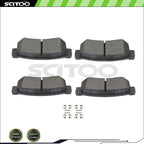 4X Ceramic Brake Pads for Hyundai Azera Tucson (2006–2009)