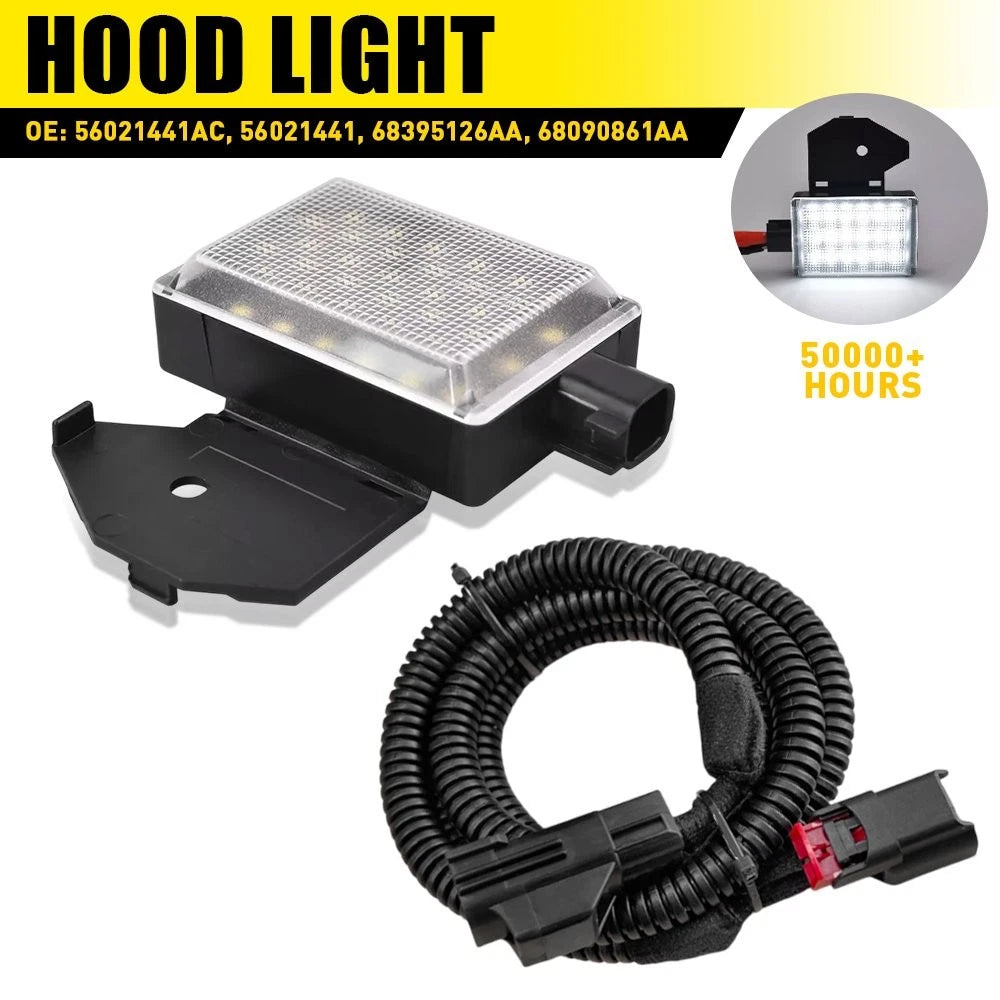Underhood Hood Courtesy Light w/ Wiring Harness for Chrysler 300M (2002–2004)