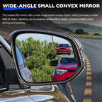 Right Passenger Side Convex Mirror Glass w/ Power Heated for Toyota Sienna (2014–2020)