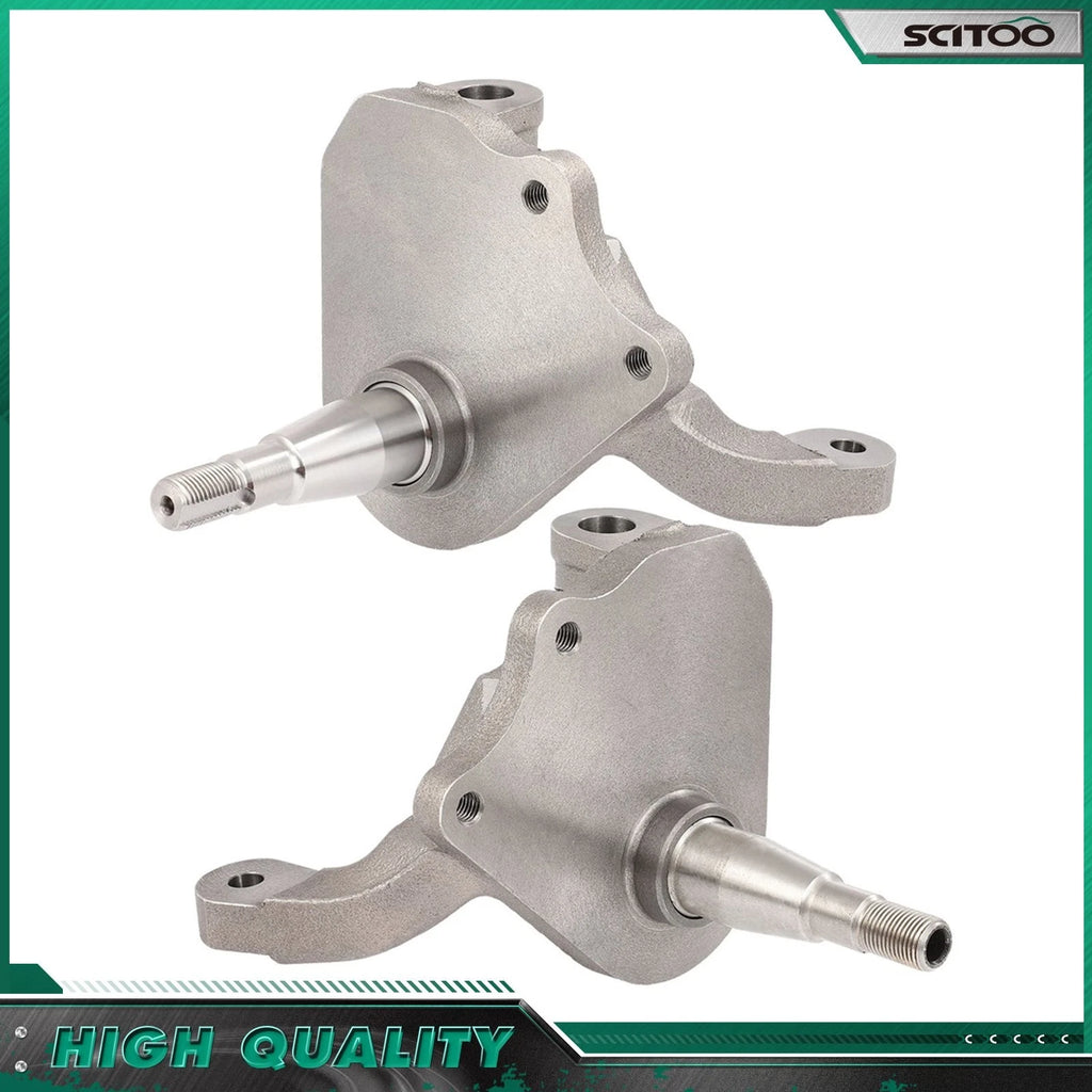 Front 2.5" Drop Axle Spindle Kit for Volkswagen Beetle (1956–1965)