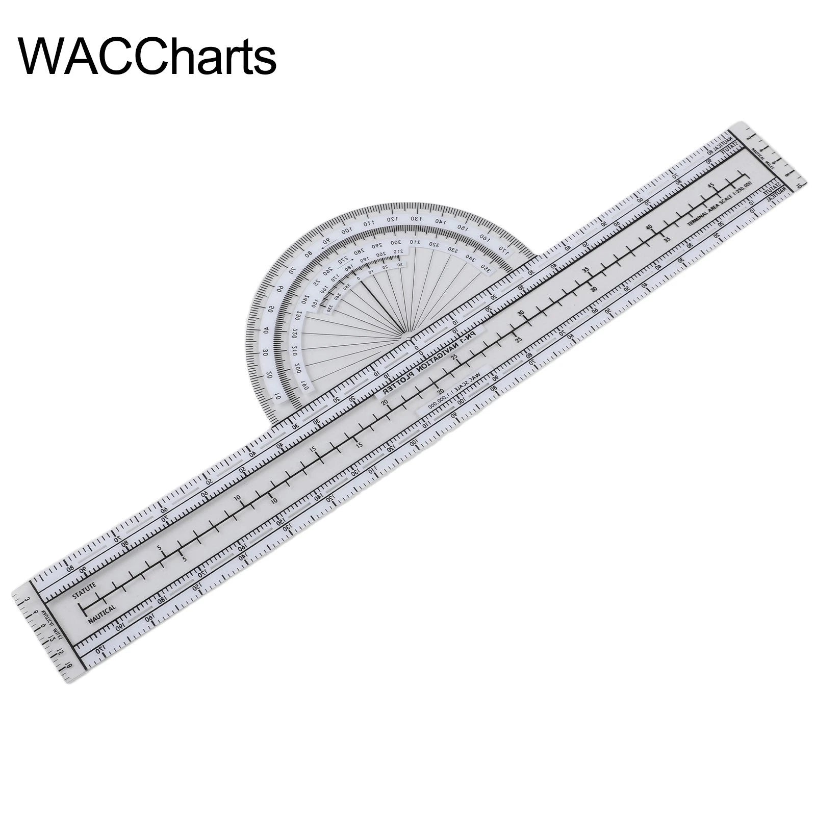 Aviation Navigation Plotter for Flight Planning and Distance Measurement
