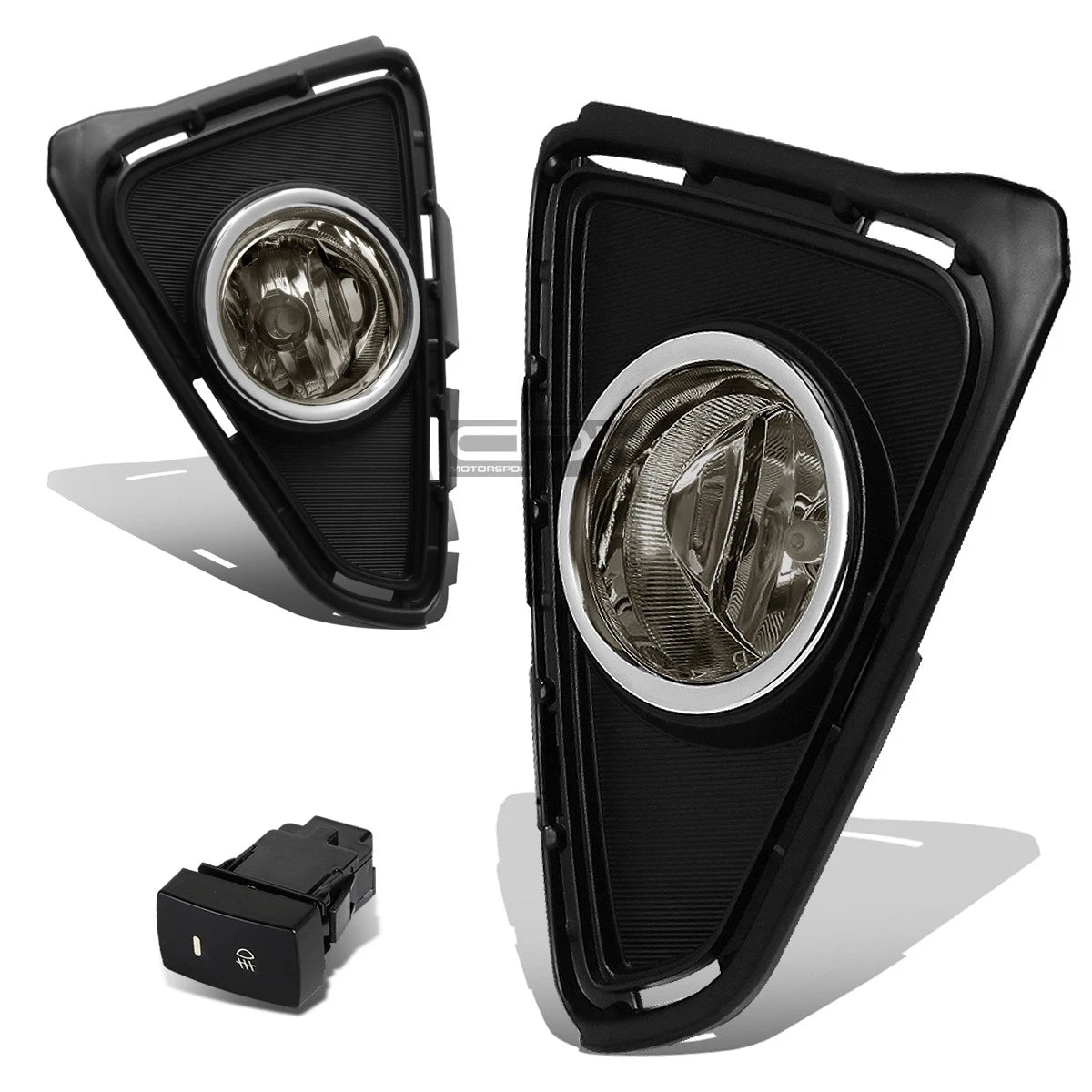 Fog Light Lamp + Switch for Toyota RAV4 (2016–2023) Smoked Lens OE