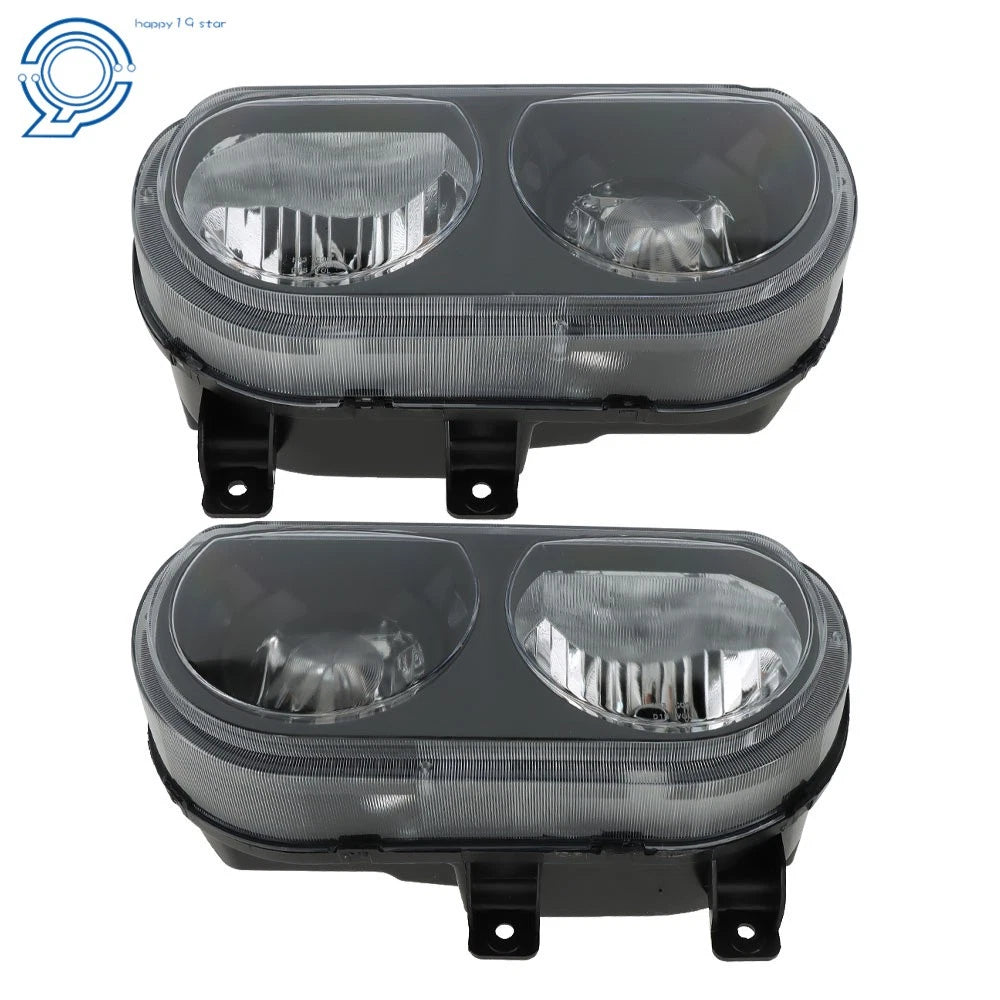 Halogen Headlights Pair for Dodge Challenger (2008-2014) Clear
