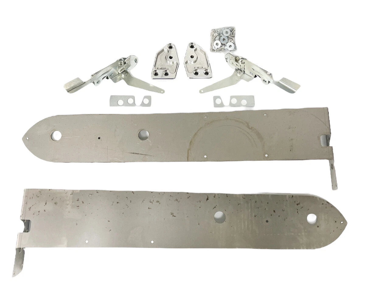 Door Latch Kit Bolt-In Bear Claw for 1957-1960 Ford Truck Stock Handles