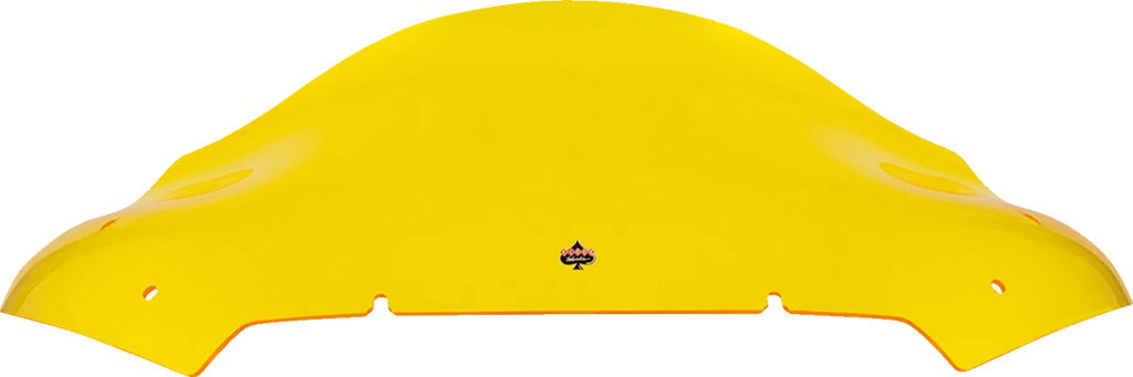 Klock Werks Kolor Flare Windshield 10" Yellow for FLTR (2014–2023) KWW-01-0717