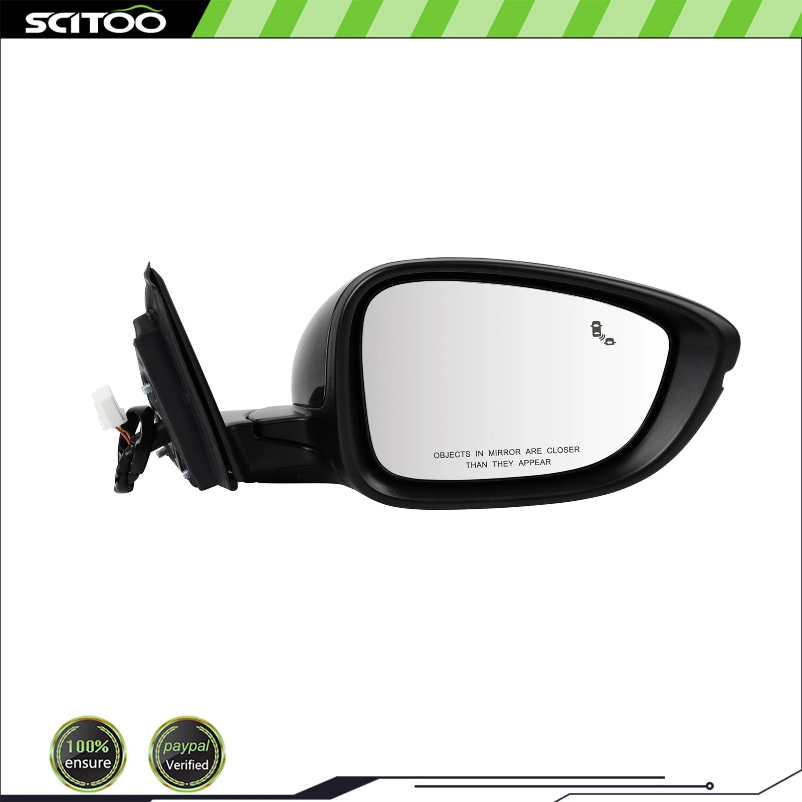 Passenger Side Mirror Power Heated Turn Signal BSM for Honda Accord (2018)