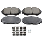 Front Vented Rotors & Akebono ProACT Brake Pads Kit for Ford Edge