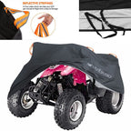 Rain Waterproof Cover for 190T Black Quad Bike ATV ATC (Heavy Duty)