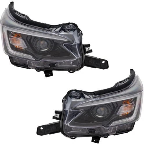 Set of 2 Headlight Assemblies for Subaru Legacy/Outback (2020) LED