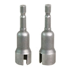 Alloy Forged Slotted Butterfly Nut Socket Wrench 14 Hex Drive for Car