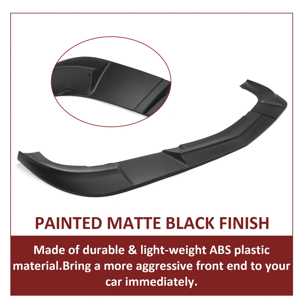Front Bumper Lip Spoiler Splitter for Corvette C6 Z06 ZR1 (2005–2013)