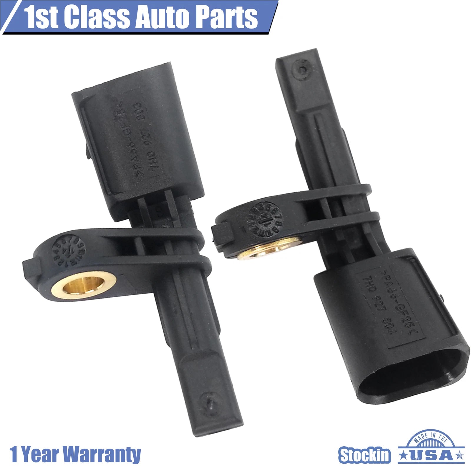 2X ABS Wheel Speed Sensor for Audi A3, VW Beetle, Jetta, Passat (2000–2019)
