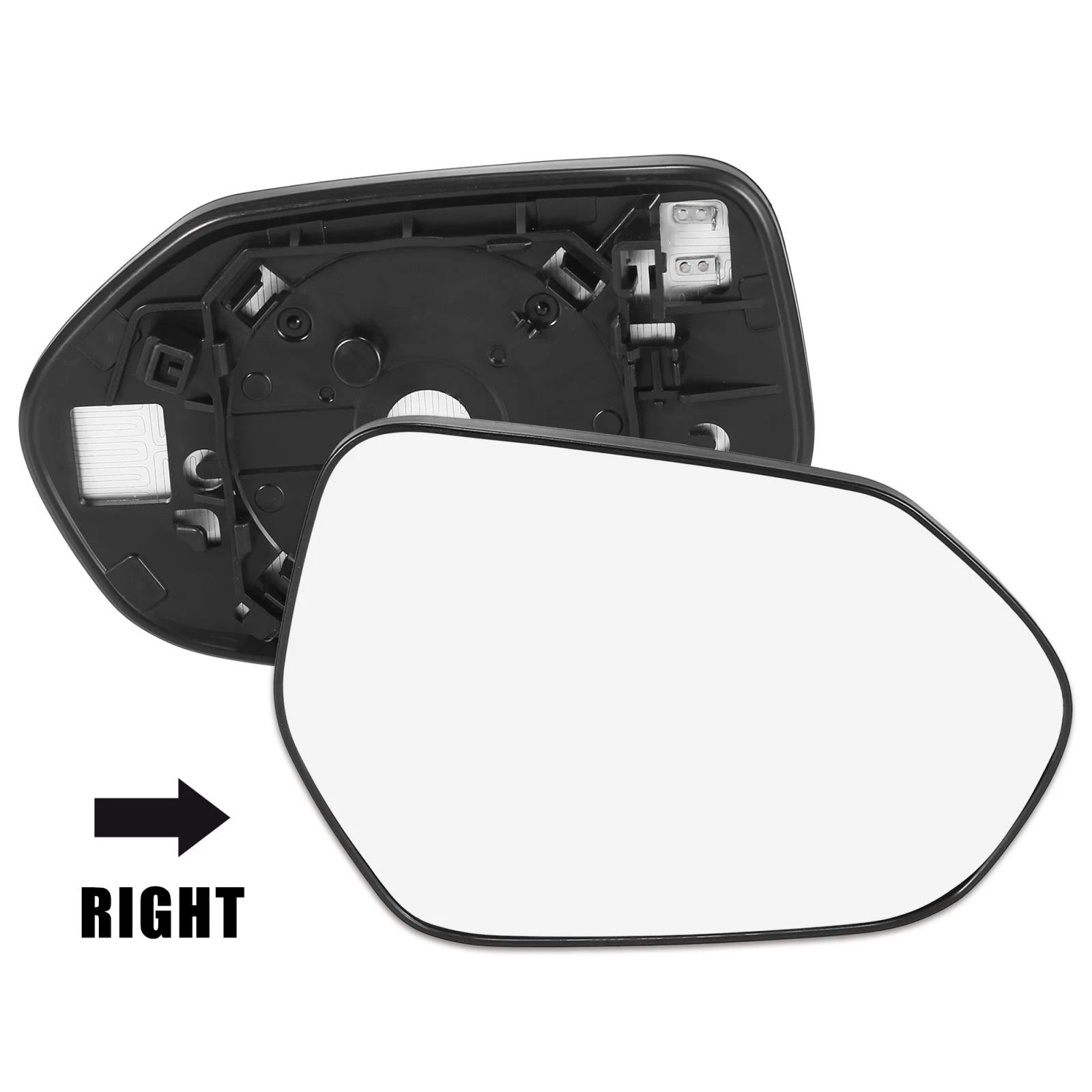 Right Side Heated Mirror Glass with Backing Plate 87931-47390 for Toyota Camry (2018–2023)