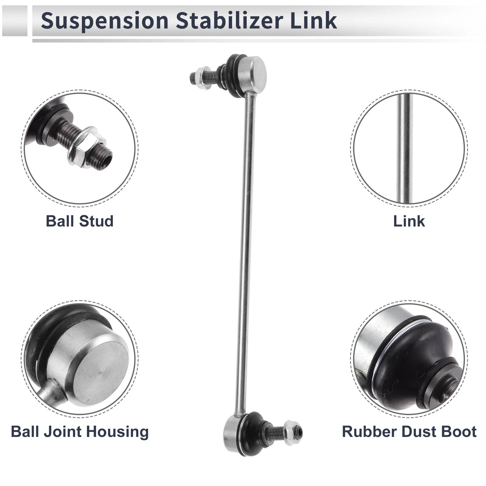 Front Stabilizer Link Bushingless for Chrysler 200 (2011–2014) 5174185AB