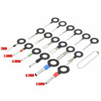 8pcs Terminal Remove Tool Key Pin Electrical Wire Connector Extraction