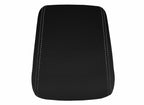Console Lid Armrest Cover for VW Passat (2011–2018) Carbon Fiber Gray Stitch