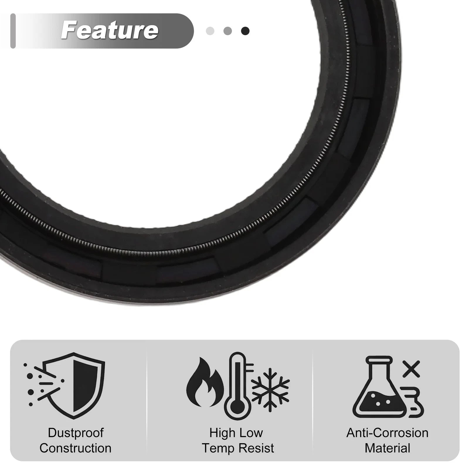 Set of 2 Rear Crankshaft Oil Seals for Toyota Avalon (1995–2004) 9031138034/9031140022