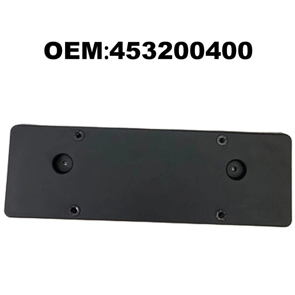 Front Licence Plate for Smart 453 (2015–2022) - OEM 453200400, Black ABS