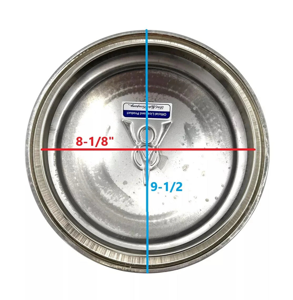 Hubcaps Set of 4 Stainless Steel for 1934 Ford V8 Style (1934–1934)