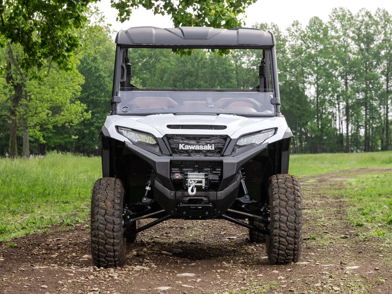 Scratch Resistant Half Windshield for Kawasaki Ridge (2014–2023)