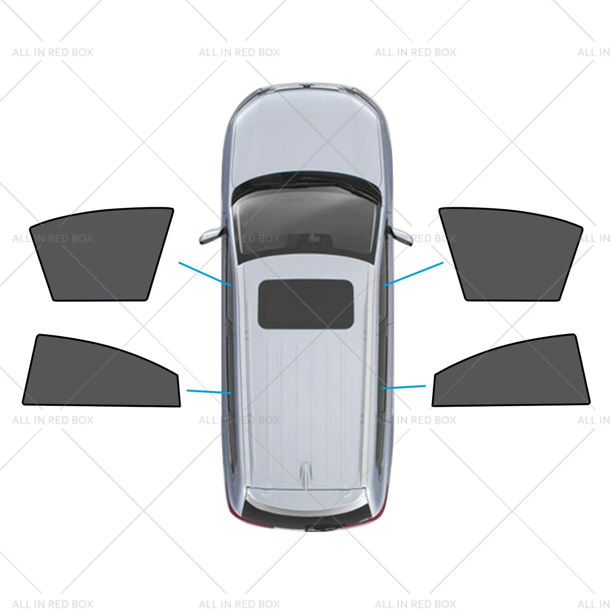 2X Car Window Shades for Mazda 6 Liftback (2007–2012) UV Protection