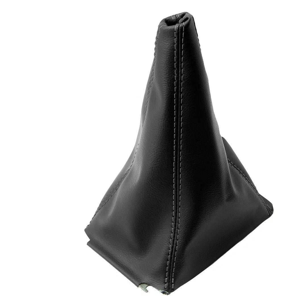 Manual Shift Boot for Jeep Wrangler (2003–2006) Gray Stitch Leather Synthetic