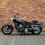 Black Gel Seat for Harley Dyna Fat Bob Street Bob (2006-2017)