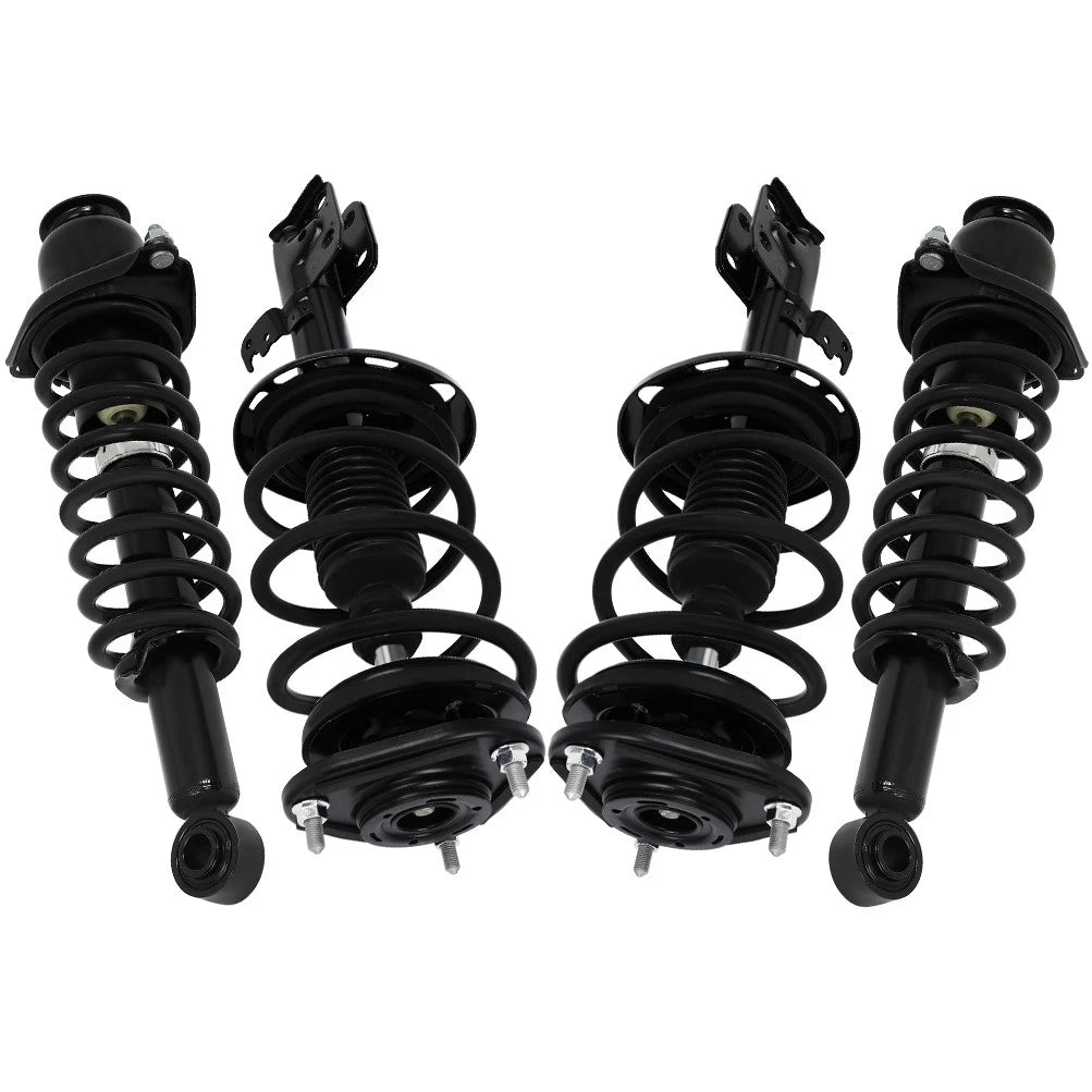 Set of 4 Complete Struts with Coil Springs for Toyota Corolla (2014–2019)