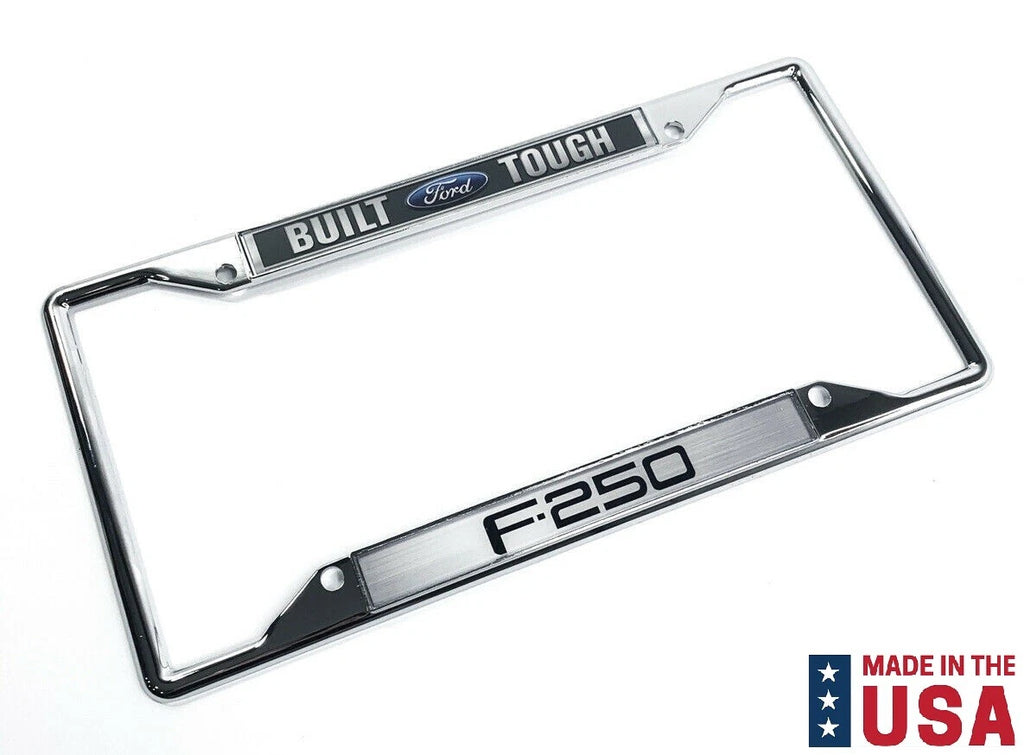 License Plate Frame Chrome Front for Ford F-250 (1999–2024)