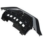 Front Bumper Upper Grille for Nissan Versa Note (2017–2019) Black Plastic