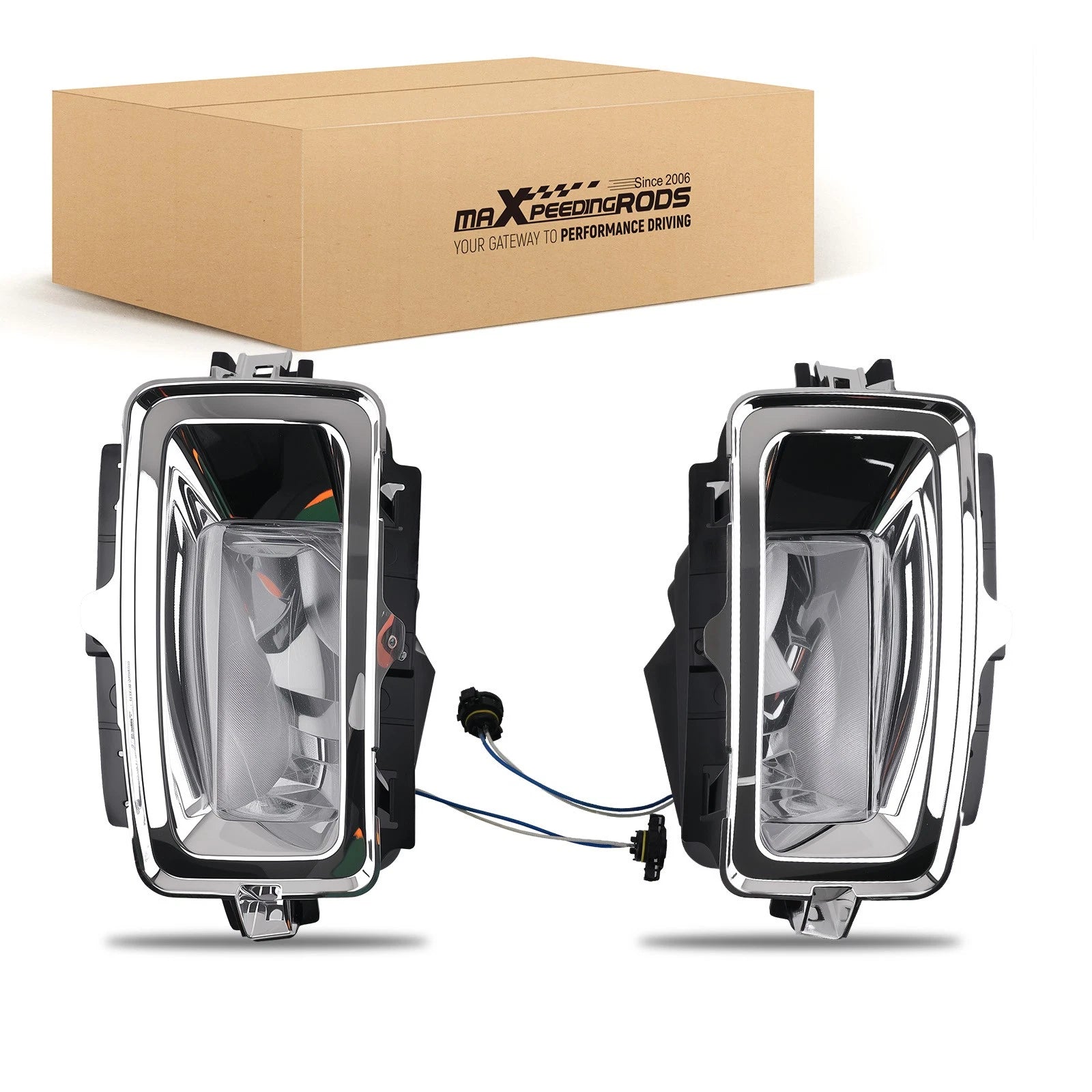 Clear Fog Light Set for Chevrolet Silverado (2013–2015) 22872762 22872763