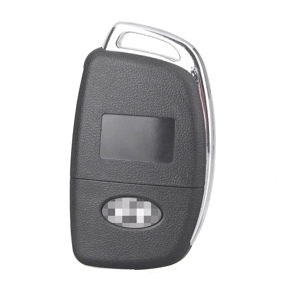 Flip Remote Key Fob Case Shell for 2013-2014 Hyundai Santa Fe (3 Buttons)