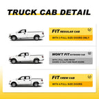2X Upgraded Roof Black Molding for Ford F-350 Super Duty (1999–2007)