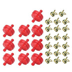 Inline Fuel Filter Clip for Universal 1/4 Inch Hose (PP & Metal)