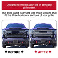 Chrome Grille Overlay Inserts for GMC Sierra 2500 3500 HD (2020–2023)
