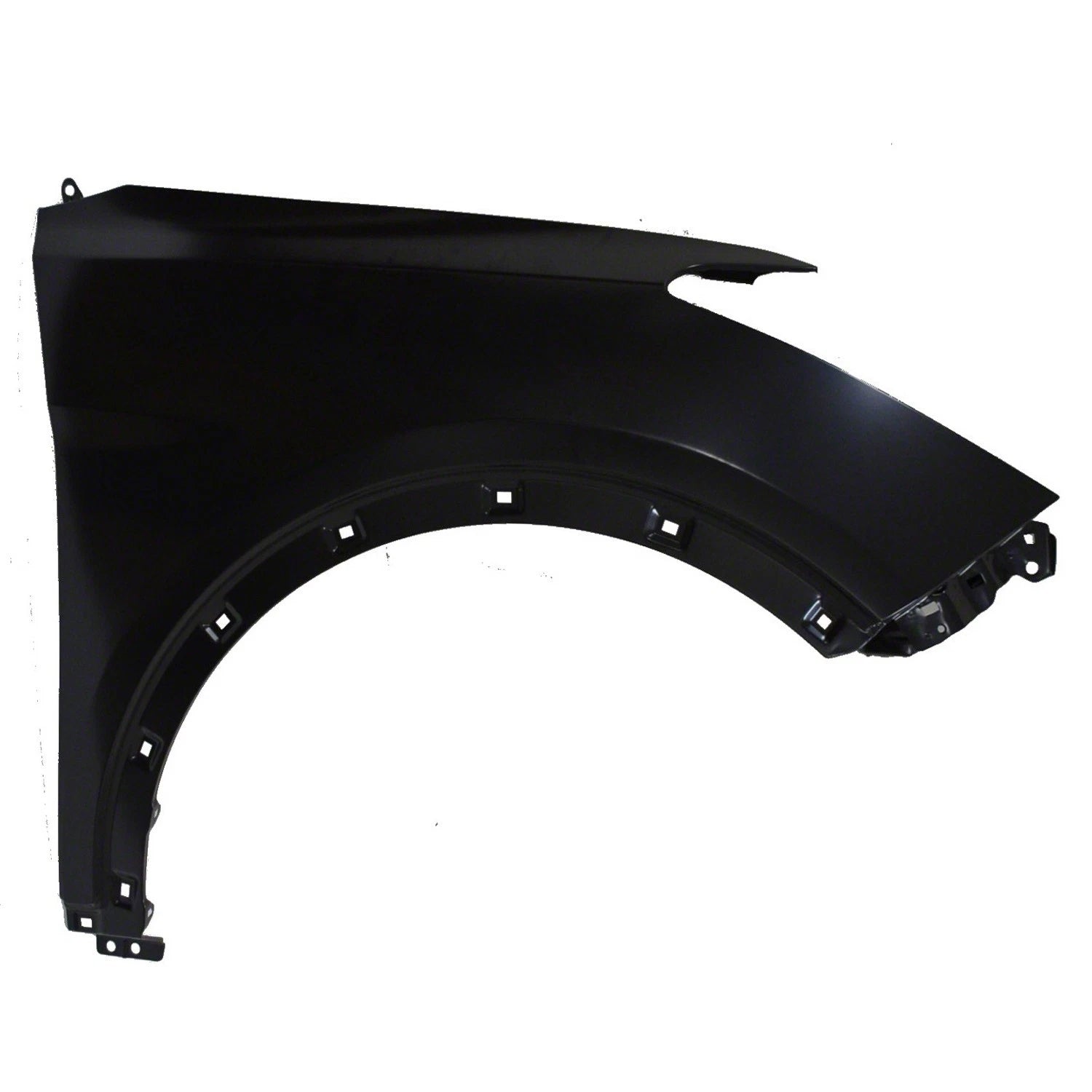 Replacement Steel Passenger Side Front Fender w/Wheel Molding Holes for Jeep