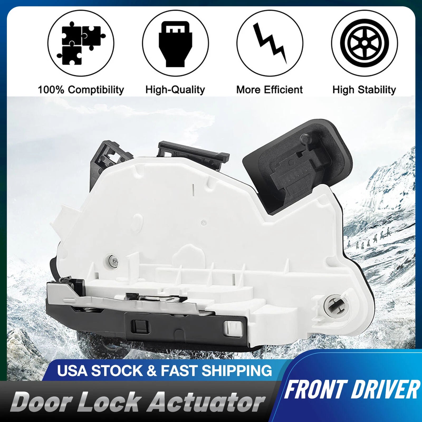 Power Door Lock Actuator for Volkswagen Jetta, Passat, Golf, Beetle, GTI (2006–2010)