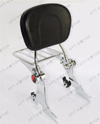 Detachable Backrest Sissy Bar Luggage Rack for Harley Sportster (1994–2003)
