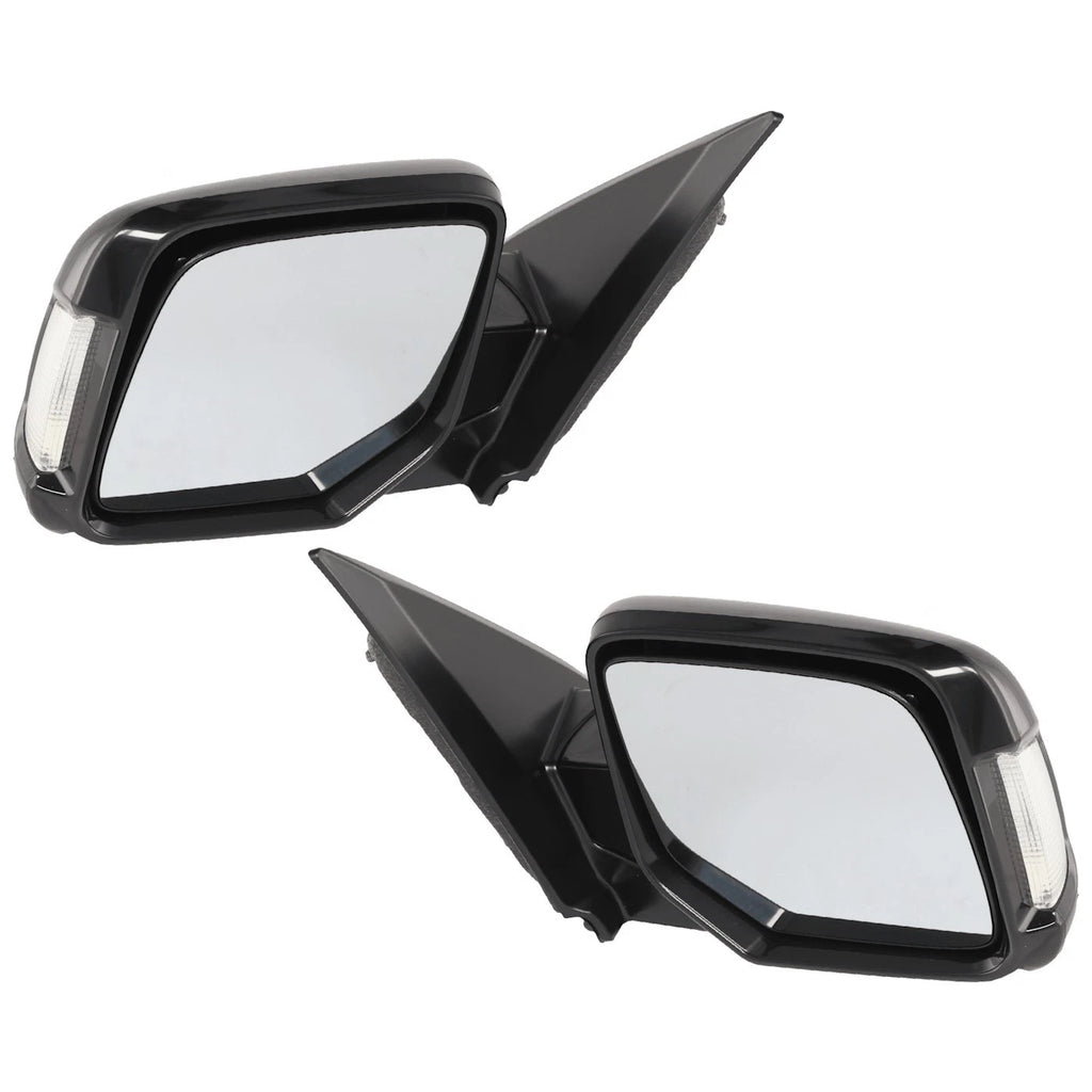Set of 2 Heated Side Mirrors for Honda Pilot (2009–2015) with Memory & Signal