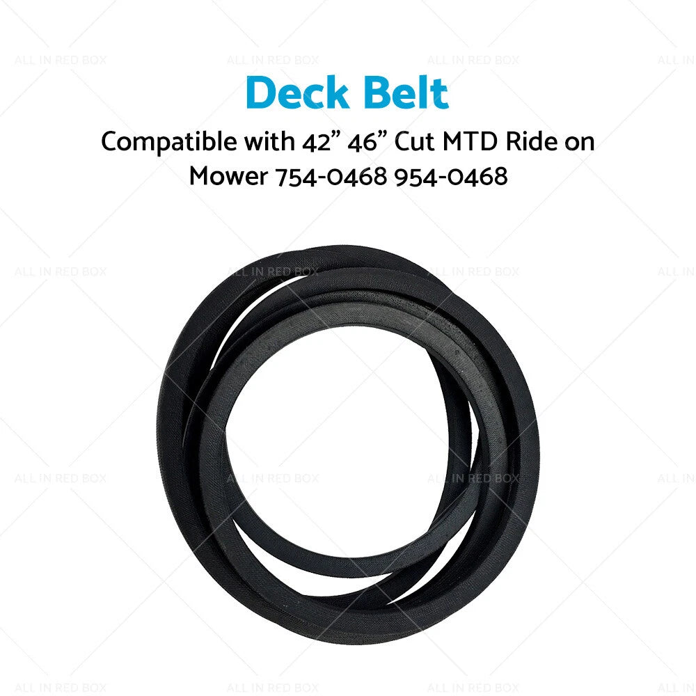 Drive Belt for MTD Ride On Mower 42" 46" (754-0468 954-046)