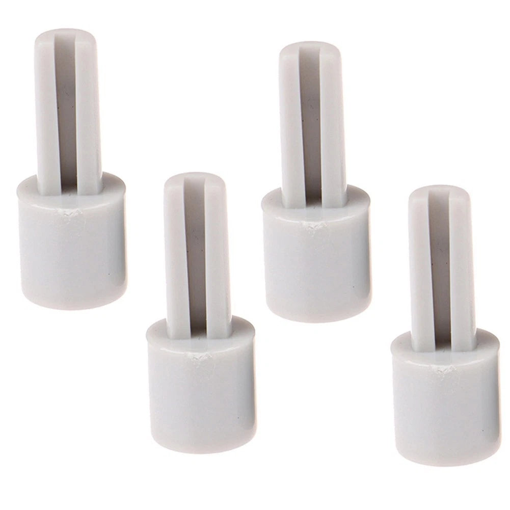 8X Mixer Potentiometer Extension Knobs Grey Plastic